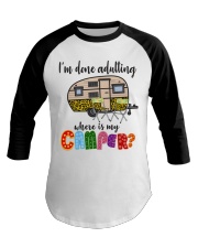WHERE IS MY CAMPER Baseball Tee thumbnail