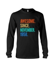 AWESOME SINCE NOVEMBER 1958 Long Sleeve Tee thumbnail
