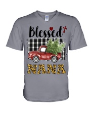 BLESSED NANA V-Neck T-Shirt thumbnail