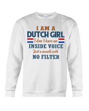 A DUTCH GIRL WITH NO INSIDE VOICE Crewneck Sweatshirt thumbnail