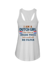 A DUTCH GIRL WITH NO INSIDE VOICE Ladies Flowy Tank thumbnail