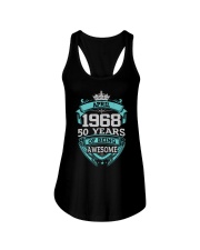 HAPPY BIRTHDAY APRIL 1968 Ladies Flowy Tank thumbnail