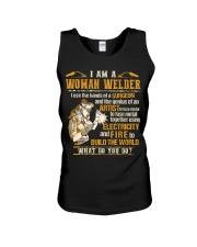 I'M A WOMAN WELDER Unisex Tank thumbnail