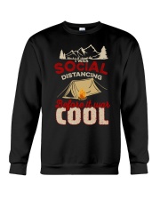 I WAS SOCIAL DISTANCING Crewneck Sweatshirt thumbnail