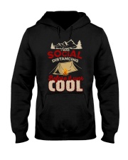 I WAS SOCIAL DISTANCING Hooded Sweatshirt front