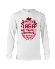 HAPPY BIRTHDAY OCTOBER 1969 Long Sleeve Tee thumbnail