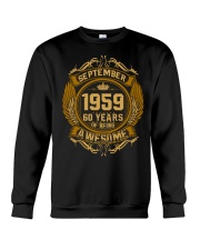 Happy Birthday sep 1959 Crewneck Sweatshirt thumbnail