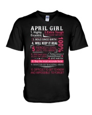 APRIL GIRL V-Neck T-Shirt thumbnail