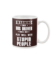 WARNING THIS BUS DRIVER Mug thumbnail