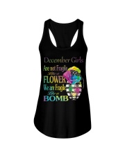 DECEMBER GIRLS ARE LIKE BOMBS Ladies Flowy Tank thumbnail