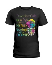 DECEMBER GIRLS ARE LIKE BOMBS Ladies T-Shirt thumbnail