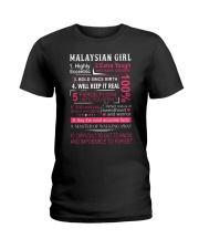 MALAYSIAN GIRL Ladies T-Shirt thumbnail