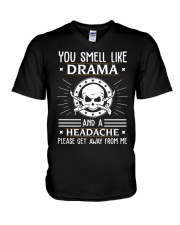 DRAMA GET AWAY FROM WELDER V-Neck T-Shirt thumbnail