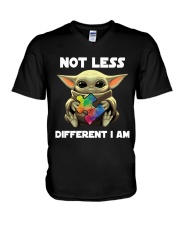 NOT LESS DIFERENT V-Neck T-Shirt thumbnail