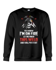 WELDER IS ON FIRE Crewneck Sweatshirt thumbnail