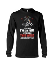 WELDER IS ON FIRE Long Sleeve Tee thumbnail