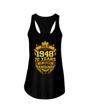 HAPPY BIRTHDAY JULY 1948 Ladies Flowy Tank thumbnail