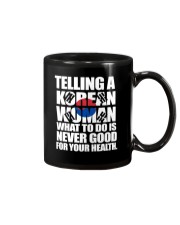 TELLING A KOREAN WOMAN Mug thumbnail