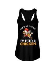 I'M REALLY A CHICKEN Ladies Flowy Tank thumbnail