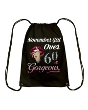 BIRTHDAY NOVEMBER 60 Drawstring Bag thumbnail