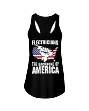 BACKBONE OF AMERICA Ladies Flowy Tank thumbnail