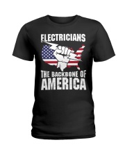 BACKBONE OF AMERICA Ladies T-Shirt thumbnail