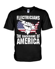 BACKBONE OF AMERICA V-Neck T-Shirt thumbnail
