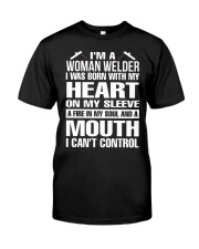 WELDER WITH A FIRE IN SOUL Classic T-Shirt front