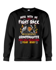 NEVER MESS WITH GRANDDAUGHTER Crewneck Sweatshirt thumbnail