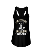 BEFORE I WAS A WIFE I WAS A WELDER Ladies Flowy Tank thumbnail