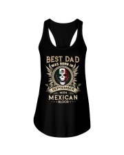 BEST DAD WAS BORN IN SEPTEMBER Ladies Flowy Tank thumbnail