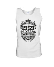 HAPPY BIRTHDAY SEPTEMBER 1959 Unisex Tank thumbnail