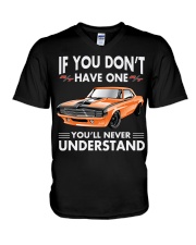 DON'T HAVE 1969 DODGE CHARGER - NEVER UNDERSTAND V-Neck T-Shirt thumbnail