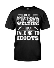 DON'T TALK TO IDIOTS Classic T-Shirt front