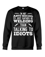 DON'T TALK TO IDIOTS Crewneck Sweatshirt thumbnail