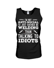 DON'T TALK TO IDIOTS Unisex Tank thumbnail