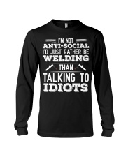 DON'T TALK TO IDIOTS Long Sleeve Tee thumbnail