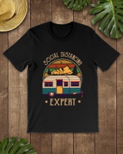 THE SOCIAL DISTANCING EXPERT Classic T-Shirt lifestyle-mens-crewneck-front-18