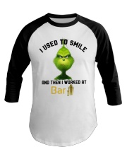 GRINCH WITH BAR Baseball Tee thumbnail