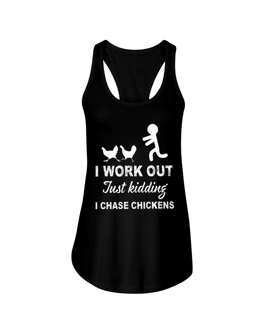 CHASING CHICKENS Ladies Flowy Tank