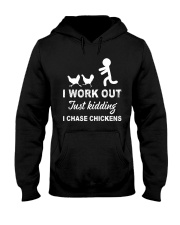 CHASING CHICKENS Hooded Sweatshirt thumbnail