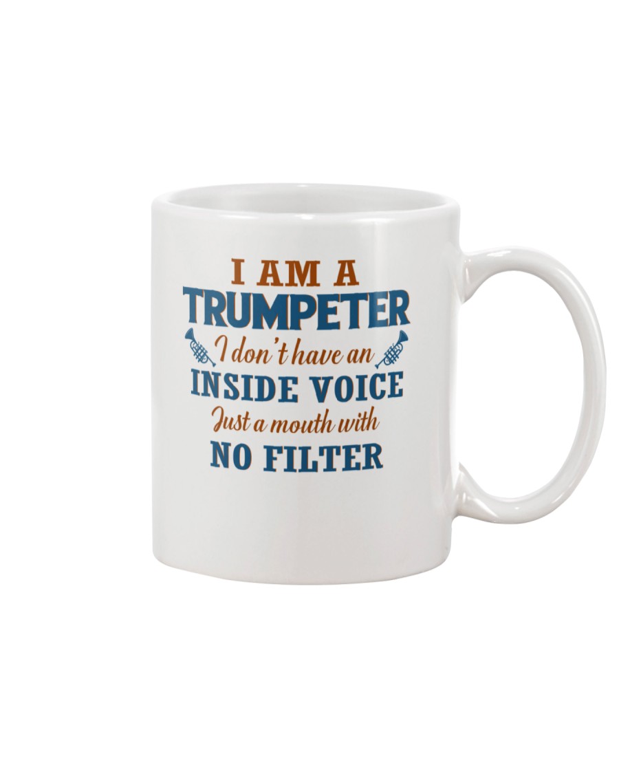 A TRUMPETER WITH NO INSIDE VOICE Mug