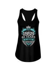 HAPPY BIRTHDAY JUN 1959 Ladies Flowy Tank thumbnail