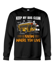 KEEP MY BUS CLEAN Crewneck Sweatshirt thumbnail
