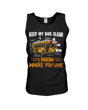 KEEP MY BUS CLEAN Unisex Tank thumbnail
