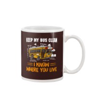 KEEP MY BUS CLEAN Mug thumbnail