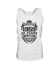 HAPPY BIRTHDAY NOVEMBER 1959 Unisex Tank thumbnail
