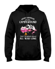 WHAT HAPPENS AT THE CAMPGROUND Hooded Sweatshirt thumbnail