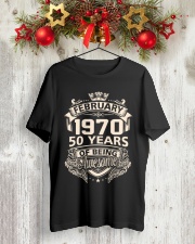 BIRTHDAY GIFT FEB 1970 Classic T-Shirt lifestyle-holiday-crewneck-front-2