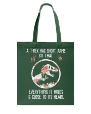 T-REX HAS SHORT ARMS Tote Bag thumbnail